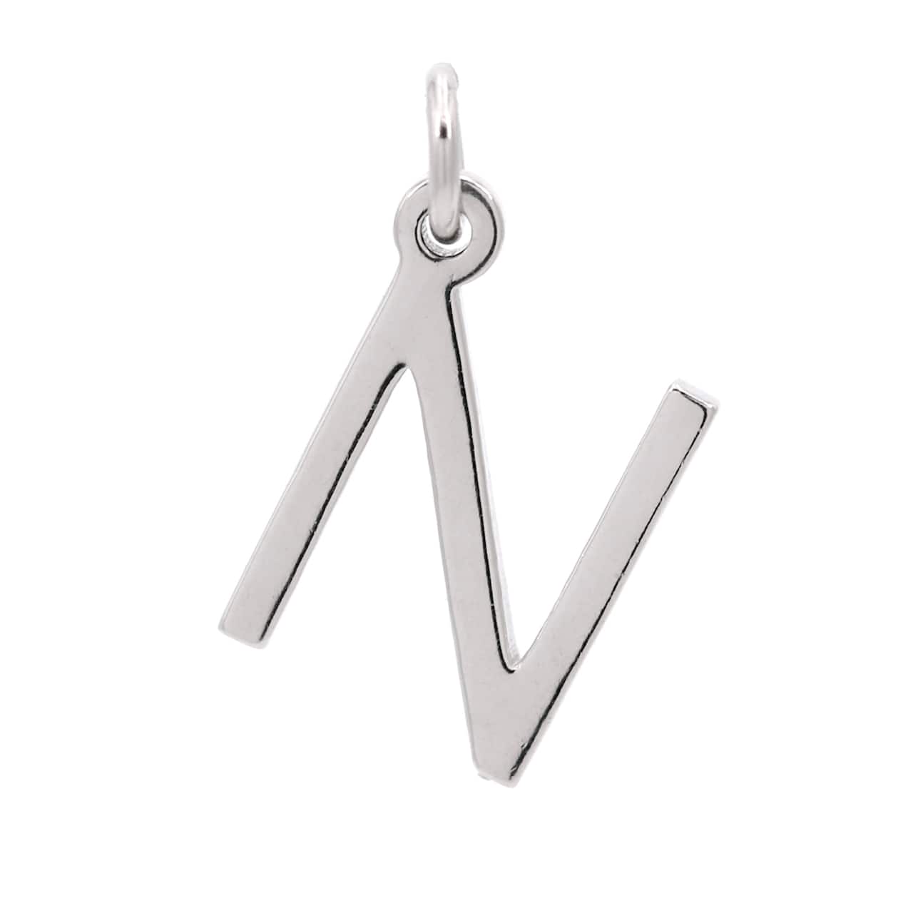 12 Pack: Sterling Silver Alphabet Charm by Bead Landing™